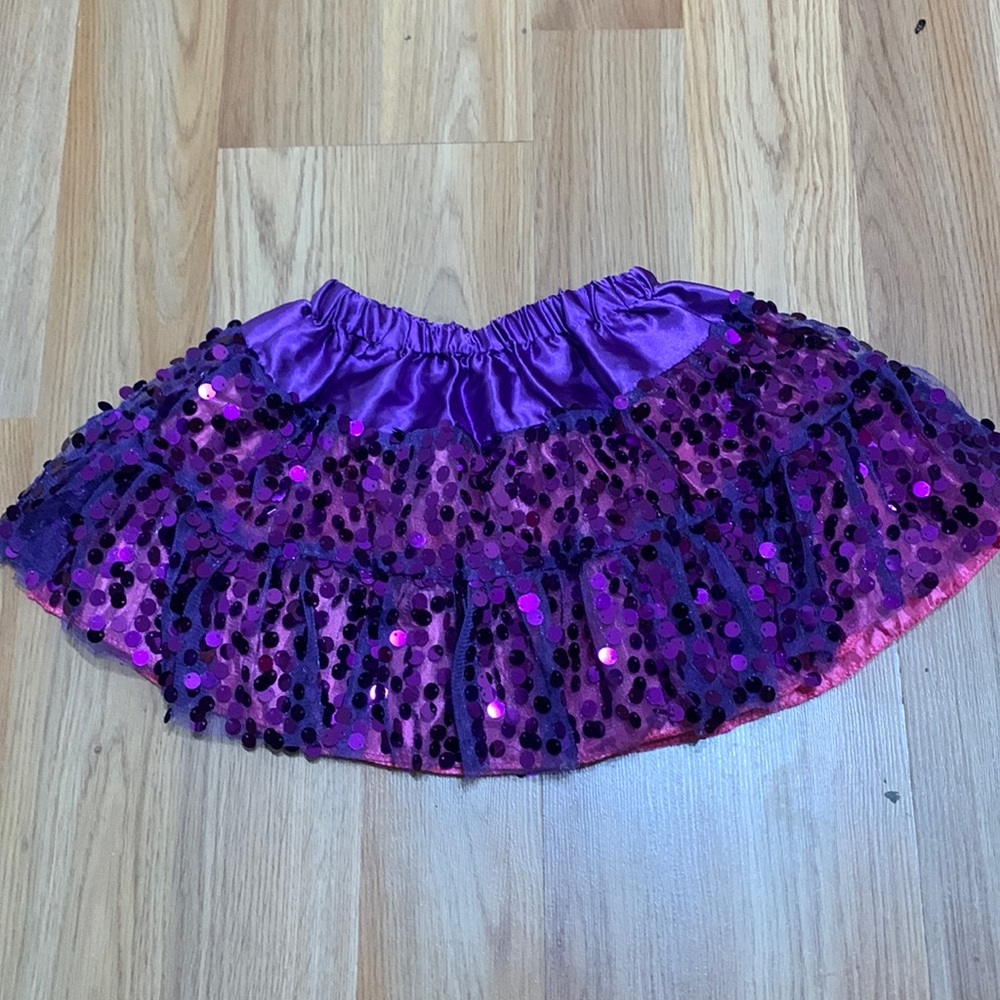 Purple and pink tutu skirt